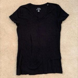 Sonoma V Neck Tee Shirt Black MEDIUM